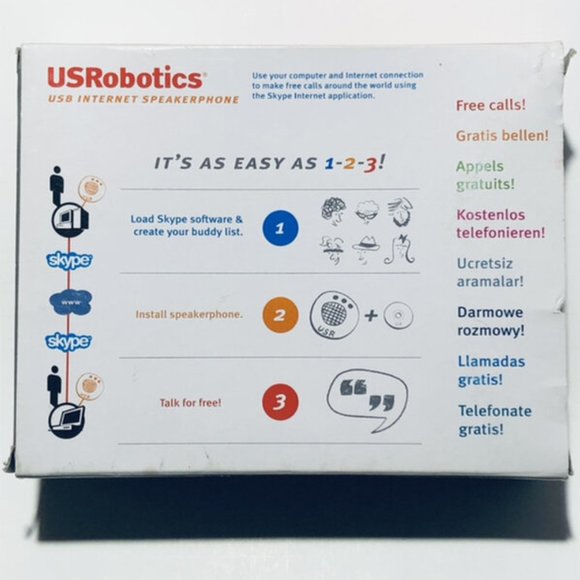 USRobotics USB Internet Speakerphone Model 9610 Hands Free - Picture 2 of 3